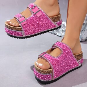 pink footwear
