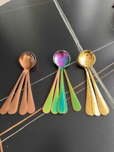 Quality Gold Stainless Steel Spoon Set