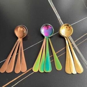 Quality Gold Stainless Steel Spoon Set