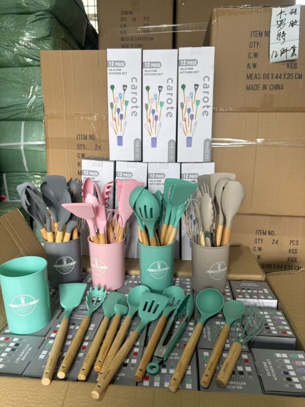 High Quality 12pcs Silicone Cooking set