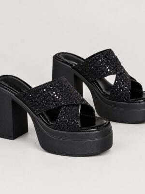 Platform mule heel