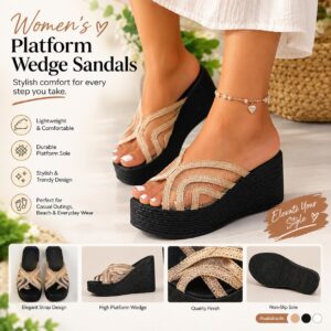 Wedge sandals