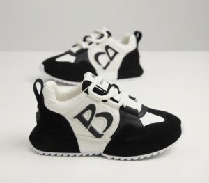 Modern Black & White Statement Sneakers