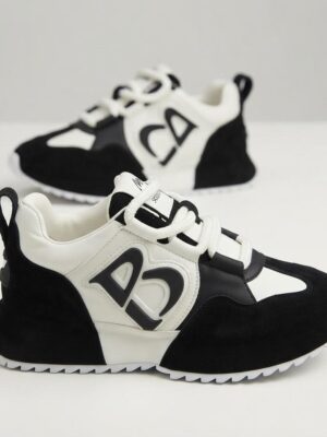 A8338FE0-6876-4362-973D-109B7850F22E Modern Black & White Statement Sneakers