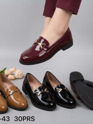 Women's Patent Leather Horsebit Loafers